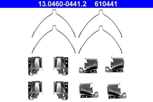 Set accesorii, placute frana ATE 13.0460-0441.2