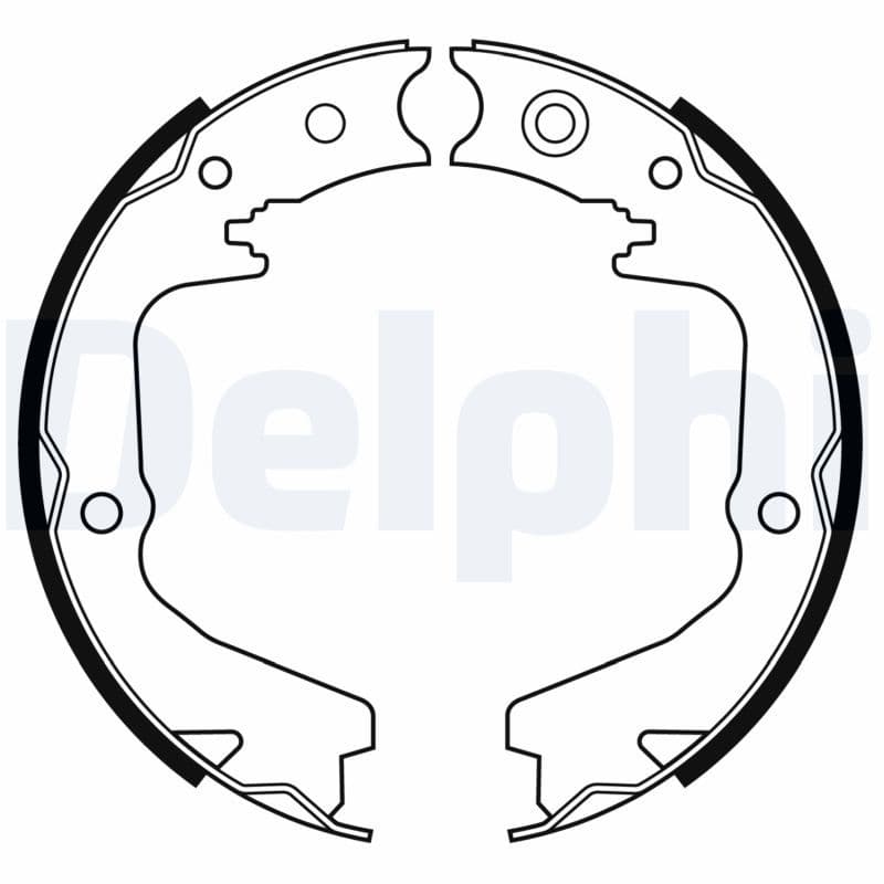 Set saboti frana, frana de mana DELPHI LS2170