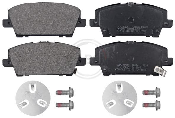 set placute frana,frana disc ABS 37529