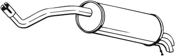 Toba esapament finala BOSAL 278-725