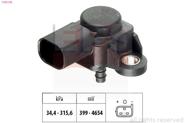 senzor presiune aer EPS Made in Italy - OE Equivalent 1.993.165