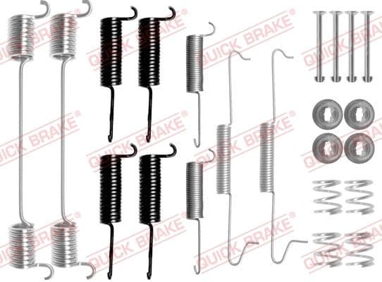 Set accesorii, sabot de frana QUICK BRAKE 105-0648