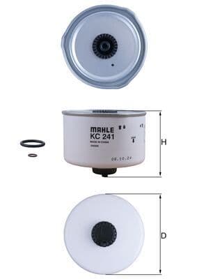filtru combustibil MAHLE KC 241D