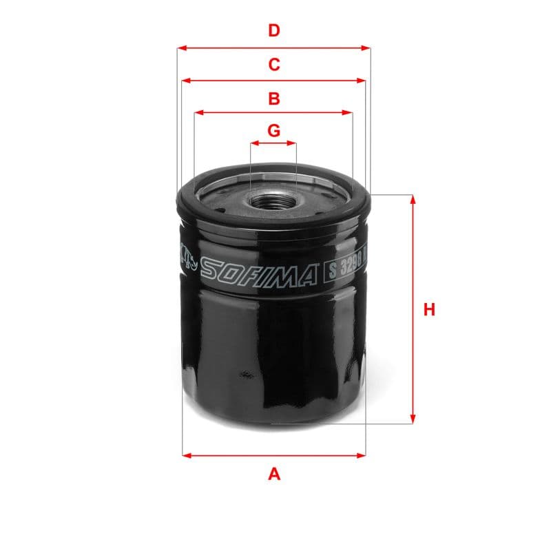 Filtru ulei SOFIMA S 3298 R