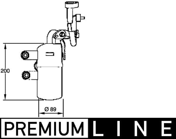 uscator,aer conditionat MAHLE BEHR *** PREMIUM LINE *** AD 281 000P
