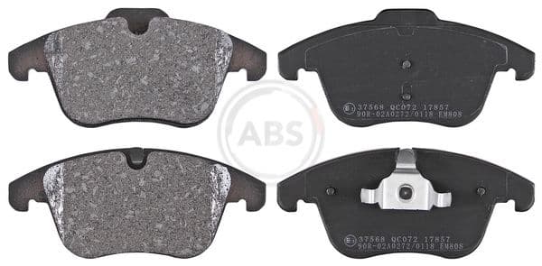 set placute frana,frana disc ABS 37568