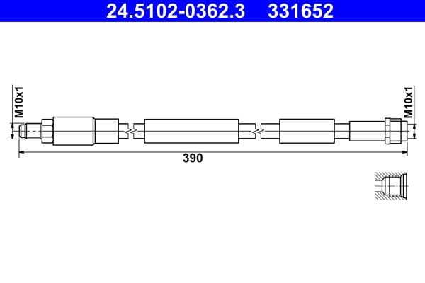 Furtun frana ATE 24.5102-0362.3