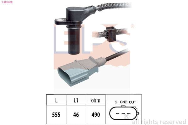Senzor impulsuri, arbore cotit EPS Made in Italy - OE Equivalent 1.953.505