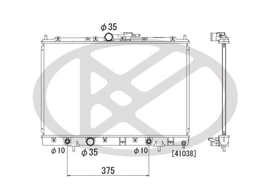 Radiator, racire motor KOYORAD PL031281R