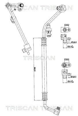 conducta presiune variabila,aer conditionat TRISCAN 9010 10012