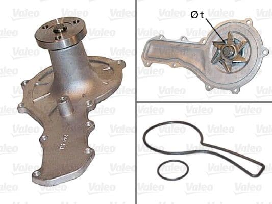 Pompă de apă, răcire motor VALEO 506455
