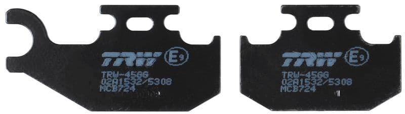 set placute frana,frana disc TRW Organic Allround MCB724