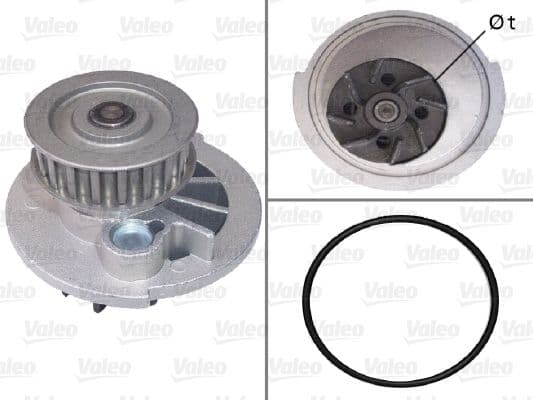 Pompă de apă, răcire motor VALEO 506785