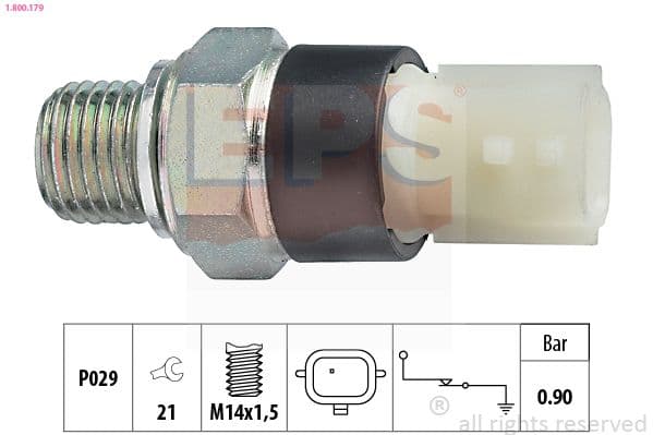 Senzor presiune ulei EPS Made in Italy - OE Equivalent 1.800.179