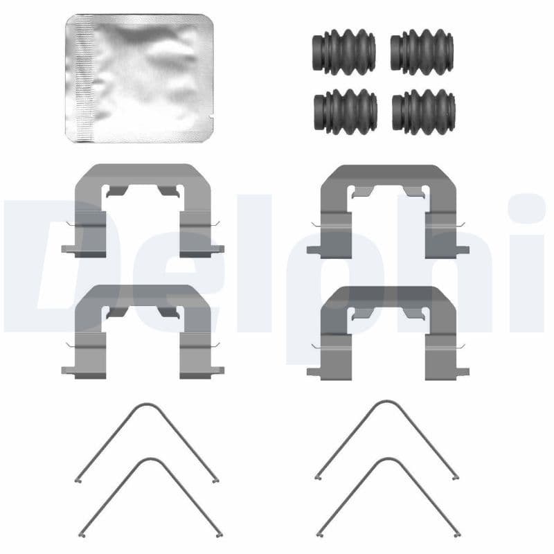 Set accesorii, placute frana DELPHI LX0771