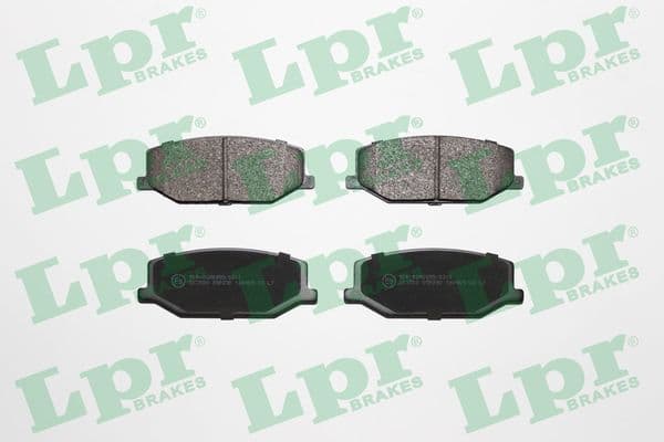set placute frana,frana disc LPR 05P290