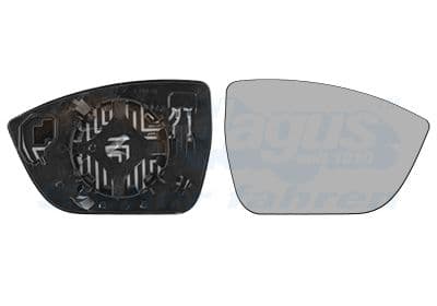 Sticla oglinda, oglinda retrovizoare exterioara VAN WEZEL * HAGUS * 4907838