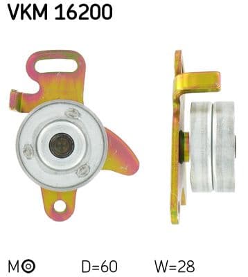 rola intinzator,curea distributie SKF VKM 16200