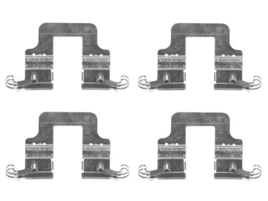 Set accesorii, placute frana TEXTAR 82514200