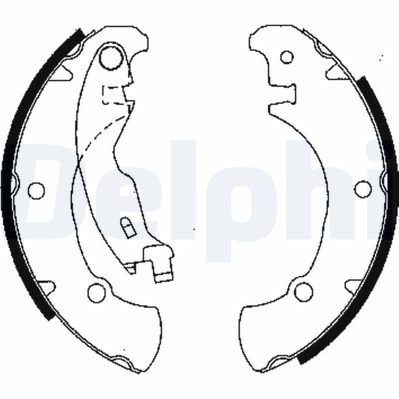 Set saboti frana DELPHI LS1840