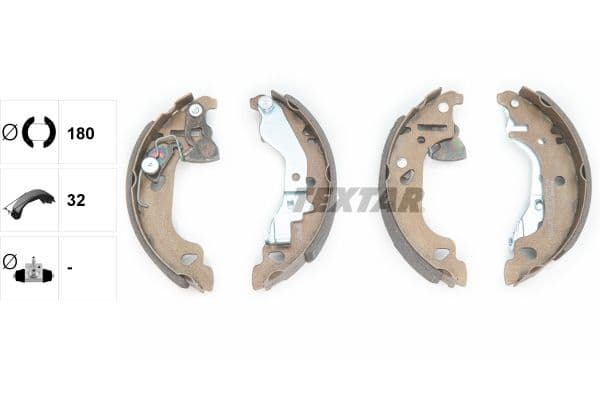 Set saboti frana TEXTAR 91054300