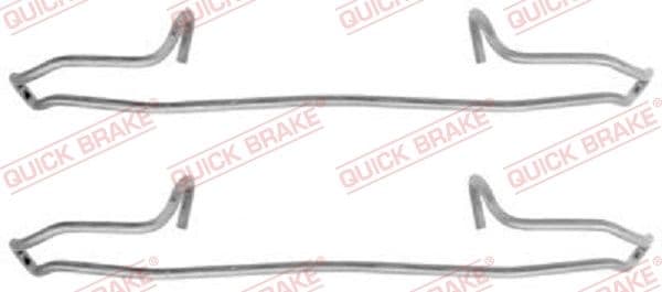 Set accesorii, placute frana QUICK BRAKE 109-1159