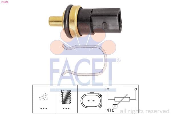 senzor,temperatura combustibil FACET Made in Italy - OE Equivalent 7.3376