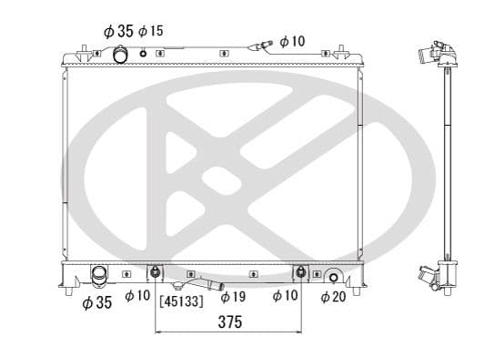 Radiator, racire motor KOYORAD PL062046