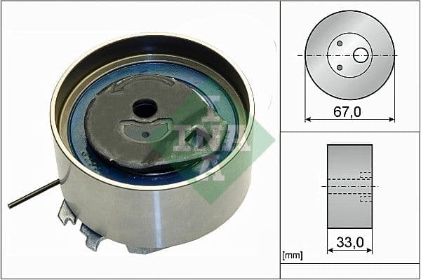 rola intinzator,curea distributie Schaeffler INA 531 0869 10