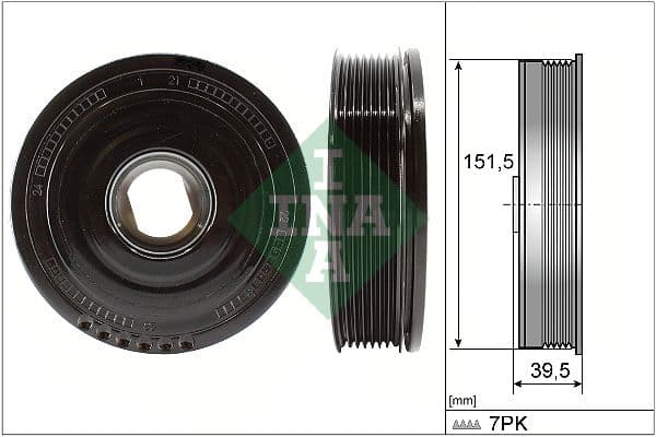 Fulie curea, arbore cotit Schaeffler INA 544 0177 10