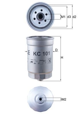 filtru combustibil MAHLE KC 101