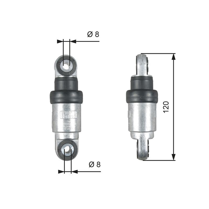 Amortizor vibratii, curea transmisie cu caneluri GATES DriveAlign™ T39215