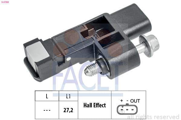Senzor impulsuri, arbore cotit FACET OE Equivalent 9.0789