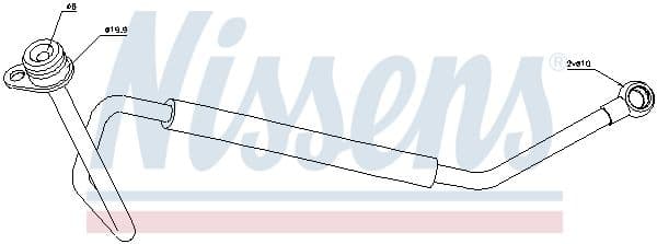 conducta ulei, incarcare NISSENS 935288