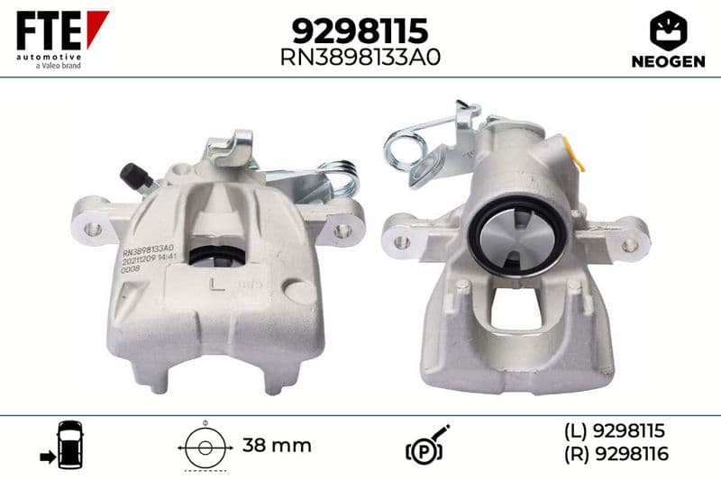Etrier frana FTE NEOGEN 9298115