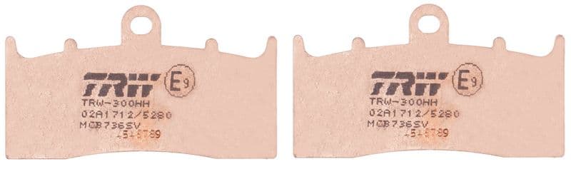 set placute frana,frana disc TRW Sinter Street MCB736SV