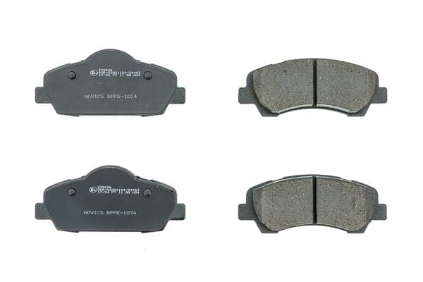 set placute frana,frana disc AISIN Premium ADVICS by BPPE-1034