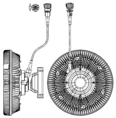 Cupla, ventilator radiator MAHLE BEHR *** PREMIUM LINE *** CFC 226 000P