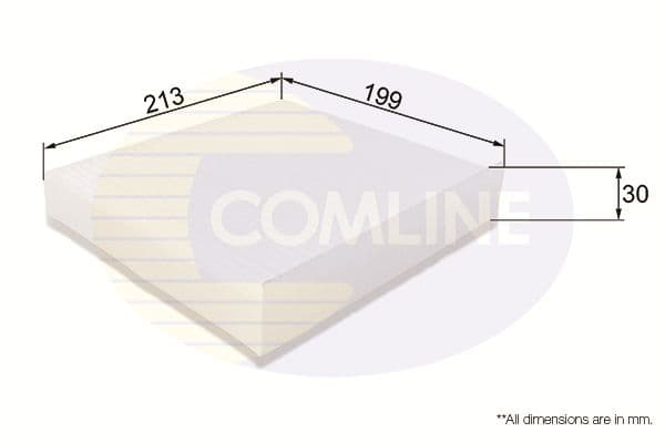 Filtru, aer habitaclu COMLINE EKF173