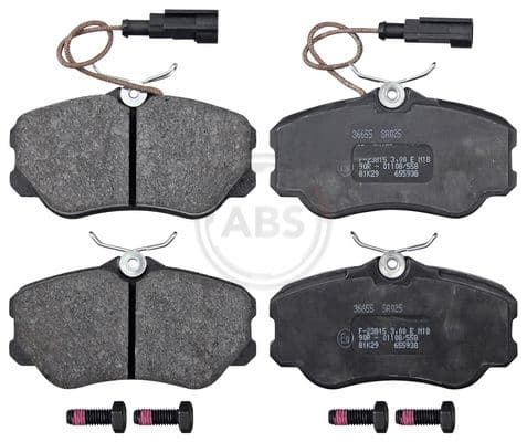 set placute frana,frana disc ABS 36655