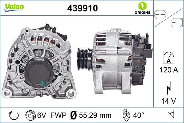 Generator / Alternator VALEO 439910