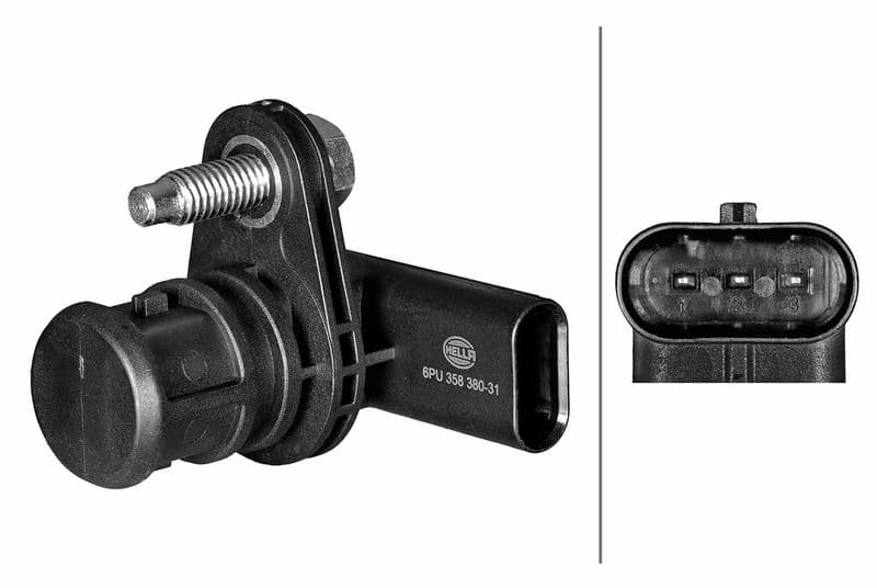 senzor,pozitie ax cu came HELLA 6PU 358 380-311