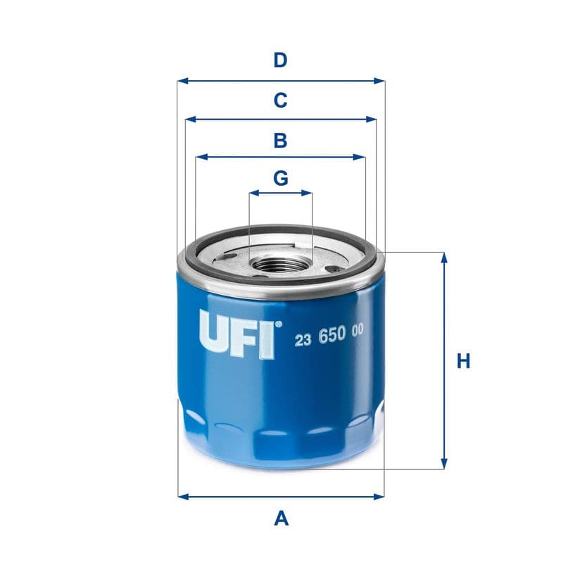 Filtru ulei UFI 23.650.00