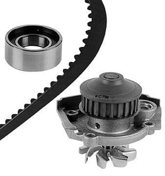 Set pompa apa + curea dintata GRAF KP739-2