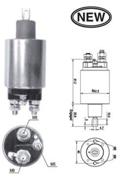 Solenoid, electromotor MAGNETI MARELLI 940113050539