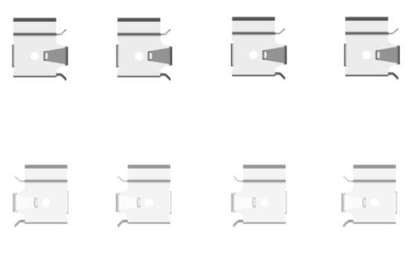 Set accesorii, placute frana TEXTAR 82511400