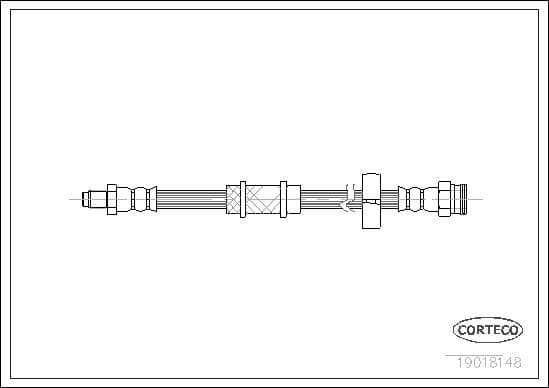 Furtun frana CORTECO 19018148