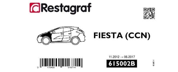 Set clipuri sustinere, caroserie RESTAGRAF 615002B
