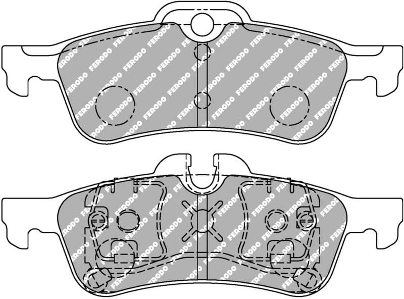 set placute frana,frana disc FERODO RACING DS2500 FCP1676H
