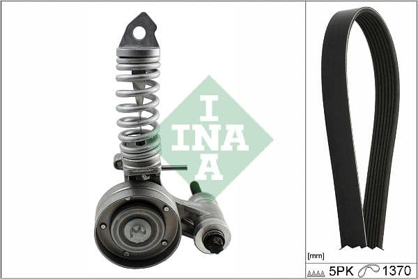 Set curea transmisie cu caneluri Schaeffler INA 529 0324 10